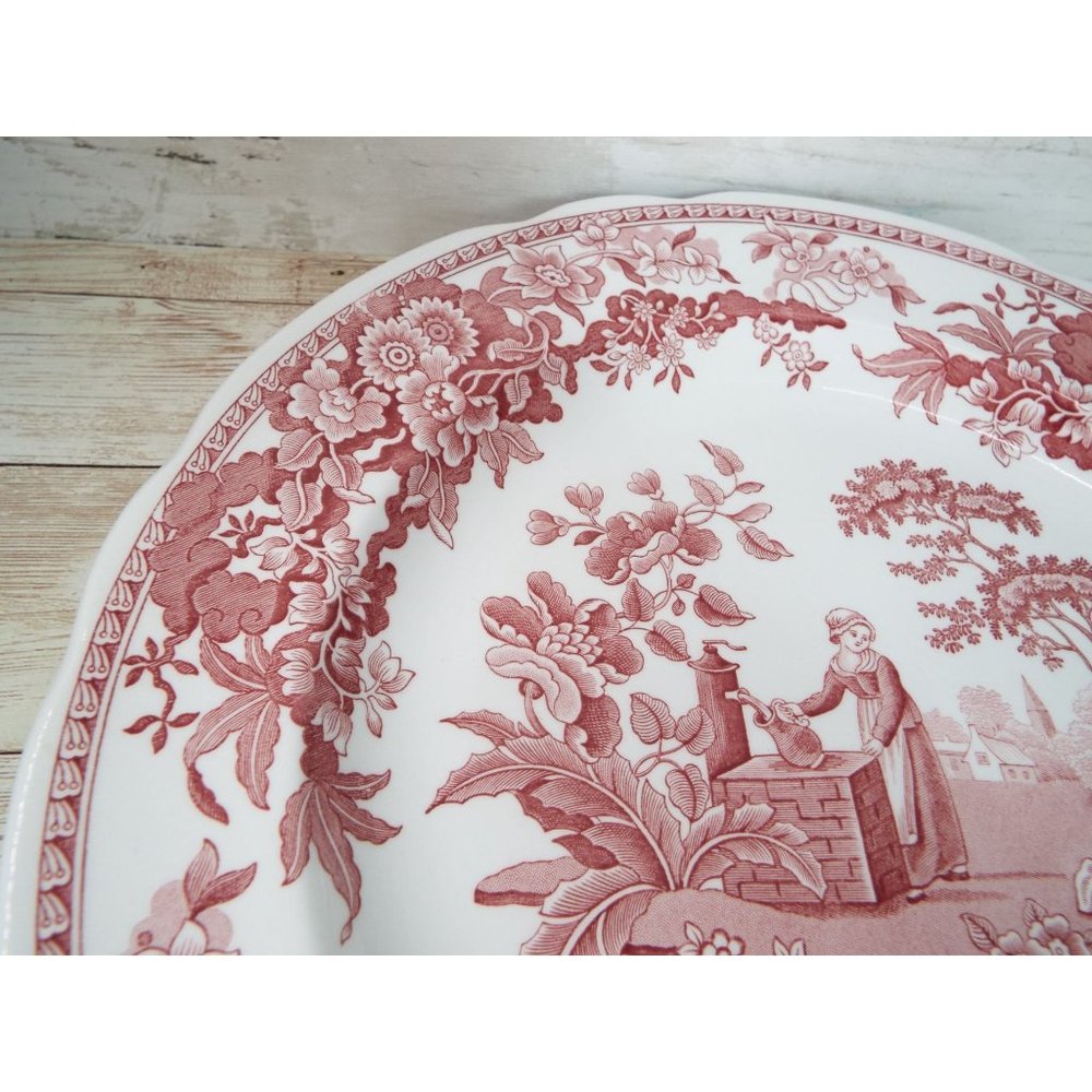 Spode England Archive Collection Girl at Well 10.5" Transferware Plate - Picture 4 of 9